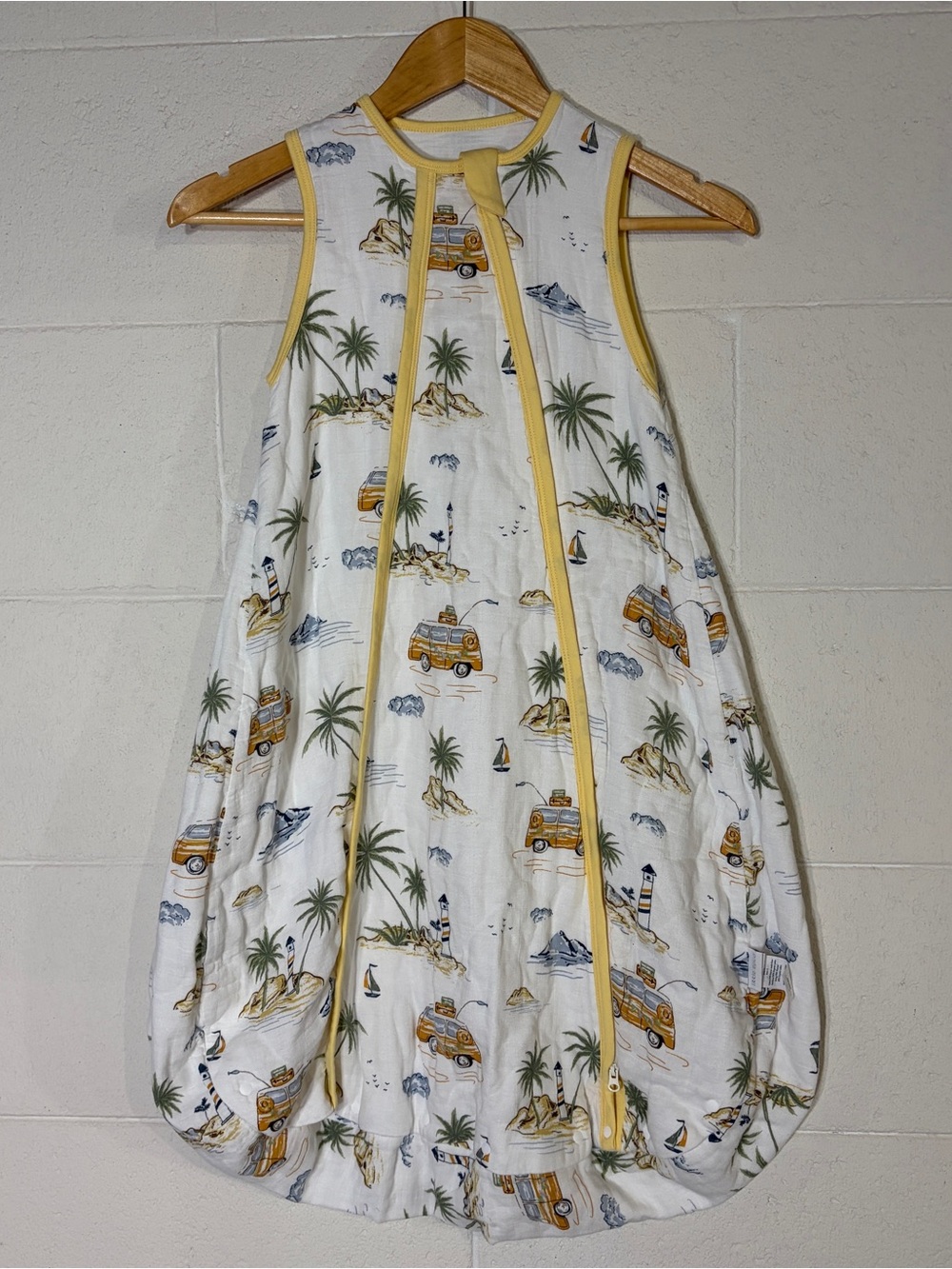 Little Spud Sleep Sack Size L Bamboo Rayon/Organic Cotton Bottom Snaps 12-18mo